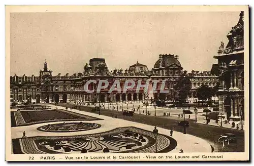 Paris Cartes postales Vue le Louvre et le carrousel