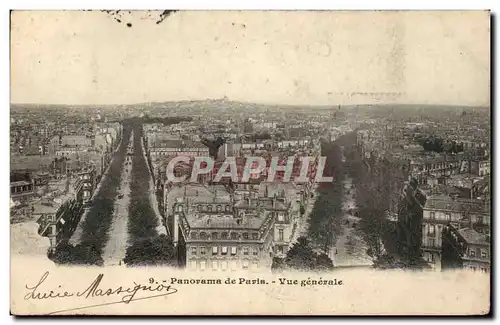 Paris Cartes postales Vue generale