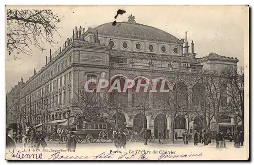 Paris Cartes postales Theatre du Chatelet