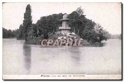 Paris Cartes postales Lac du bois de Boulogne