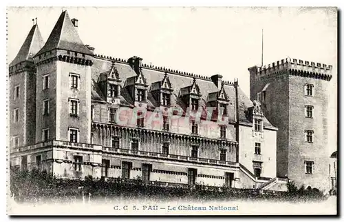 Pau Cartes postales Le chateau Henri IV