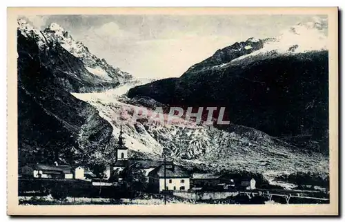 Argentieres Cartes postales Village et glacier