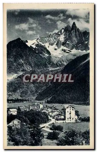 Chamonix Ansichtskarte AK Les Pratz