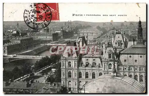 Paris - 1 - Panorama des Sept Ponts - Cartes postales