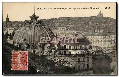 Paris - 9 - Panorama pris de l&#39Opera - Cartes postales