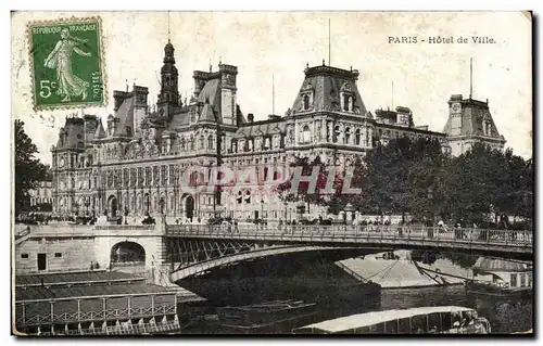 Paris - 4 - Hotel de Ville - Cartes postales