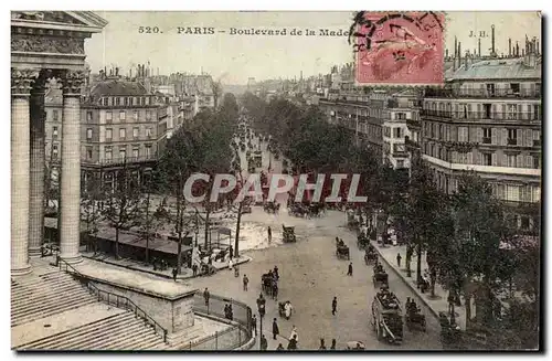 Paris - 8 - Boulevard de la Madeleine - Cartes postales