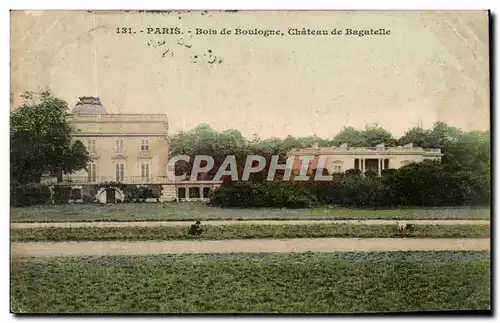 Paris - 16 - Bois de Boulogne - Chateau de Bagatelle - Ansichtskarte AK