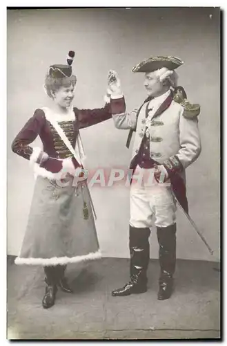 Fantaisie - Couple in noble costumes Cartes postales