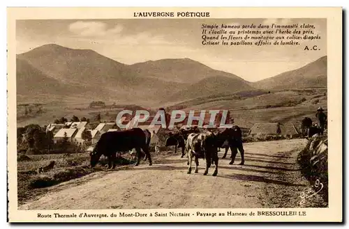 Auvergne Poetique - Route thermale d&#39auvergne du Mont Dore a Saint Nectaire Paysage du hameau de