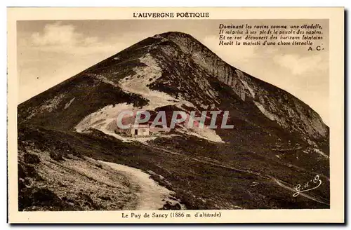 Auvergne Poetique - Puy de SAncy - Ansichtskarte AK