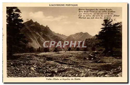 Auvergne Poetique - Vallee d&#39enfer et aiguilles du diable Ravins evocateurs des visions d&#39enfe