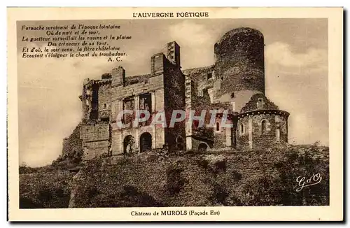 Auvergne Poetique - Sommet du Puy de Dome Ou de nuit et du jour des creneaux de sa Tour - Cartes postales