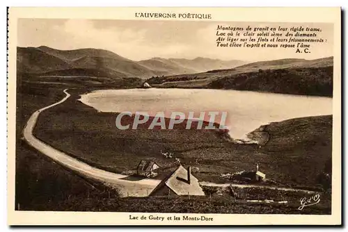 Auvergne Poetique - Lac Guery et les Mont Dore Montagnes de Granit en leur rigid Tramc - Ansichtskarte AK