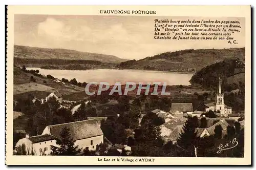 Auvergne Poetique - Le lac et le village d&#39Aydat Paisible bourg perdu dans l&#39ombre des pays no