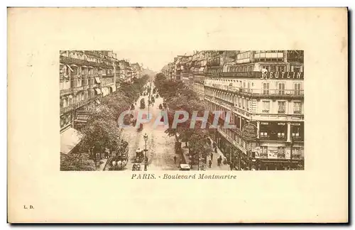 Paris - 18 - Boulevard Montmartre - Cartes postales