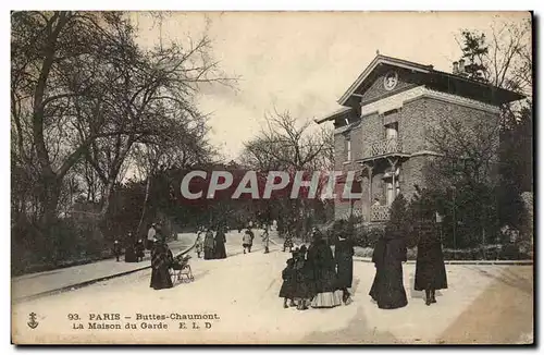 Paris - 19 - Buttes Chaumont - La Maison du Garde - Cartes postales