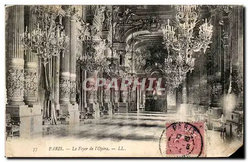 Paris - 9 - Le Foyer de l&#39Opera - Ansichtskarte AK