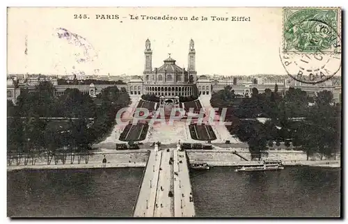 Paris - Le Trocadero vu de la Tour Eiffel