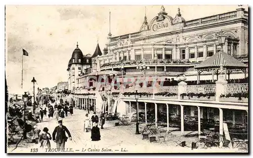 Trouville - Le Casino Salon - Cartes postales