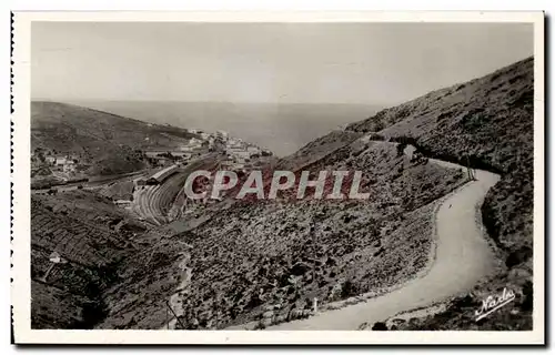 Cerbere - La Route d&#39Espagne et Vue Generale sur la Ville - Cartes postales