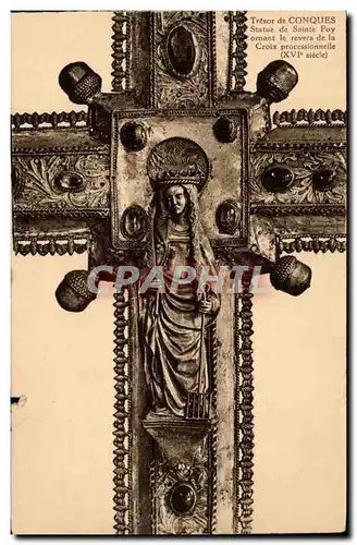 Conques - Statue de Saint Roy XVI siecle Cartes postales