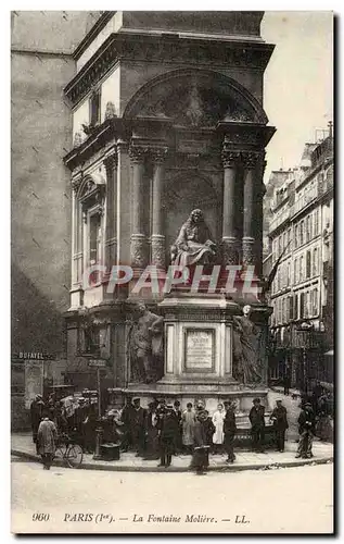 Paris - 1 - La Fontaine Moliere - Cartes postales