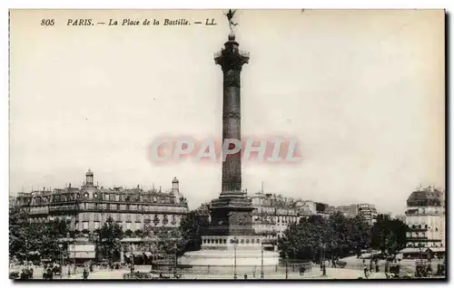 Paris - 10 - Place de la Bastille - Cartes postales