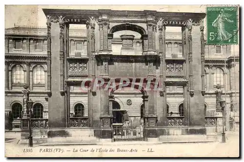 Paris - 6 - La Cour de l&#39Ecole des Beaux Arts - Ansichtskarte AK