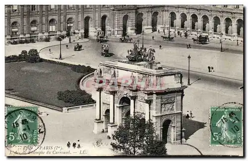 Paris - 1 - L&#39Arc du Triomphe du Carrousel - Cartes postales