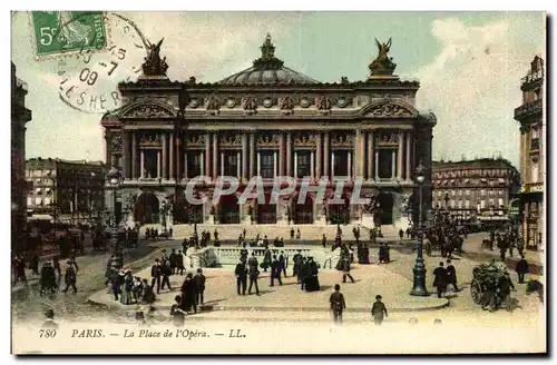 Paris - 9 - La Place de l&#39Opera Cartes postales