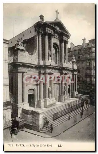 Paris - 1 - L&#39Eglise Saint Roch Ansichtskarte AK