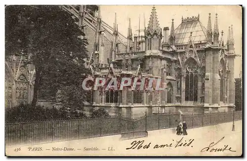 Paris - 4 - Notre Dame - Sacristie - Cartes postales