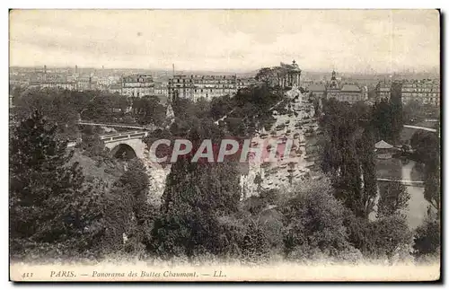 Paris - 19 - Buttes Chaumont - Panorama - Cartes postales