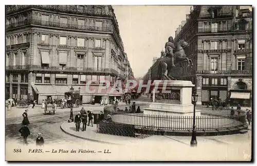 Paris - 1 - Place des Victoires - Ansichtskarte AK