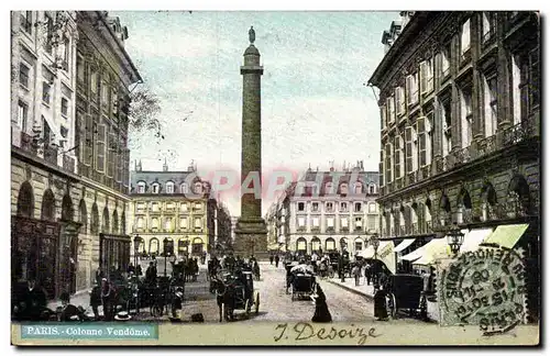 Paris - 1 - Colonne Vendome - Cartes postales