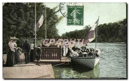 Paris - 16 - Bois de Boulogne - L&#39Embarcadere - Bateau - Boat - Ansichtskarte AK