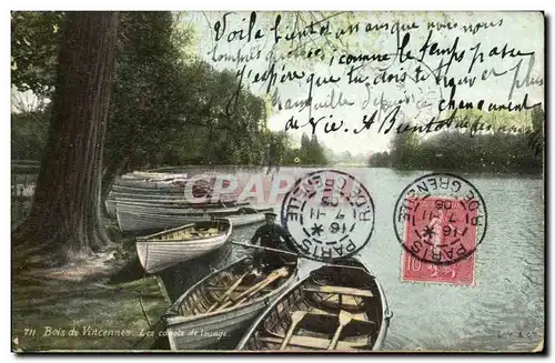 Paris - 12 - Bois de Vincennes - Bateau - Boat - Ansichtskarte AK