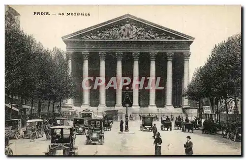 Paris - 8 - La Madeleine - automobile - old fashioned cars - Ansichtskarte AK