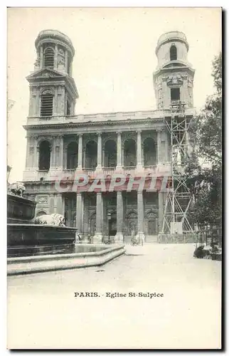 Paris - 5 - Eglise Saint Sulpice - Cartes postales