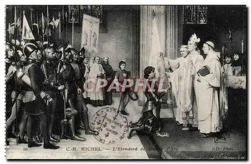 Religion - L'Etendard de Jeanne d'Arc - C H Michel- Cartes postales