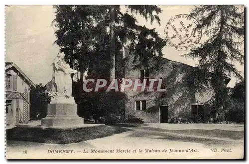 Domremy - Le Monument Mercie et la Maison de Jeanne d&#39Arc - Ansichtskarte AK