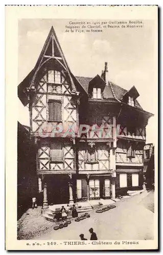 Thiers - Chateau du Piroux - Cartes postales