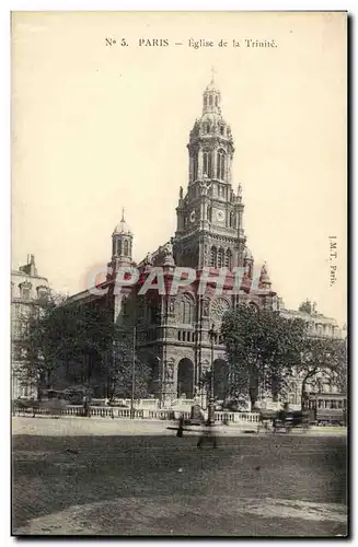 Paris - 9 - Eglise de la Trinite - Ansichtskarte AK