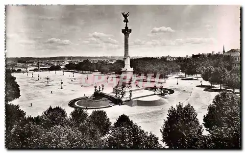 Bordeaux - Place des Quinconces - Monument des Girondins - Ansichtskarte AK