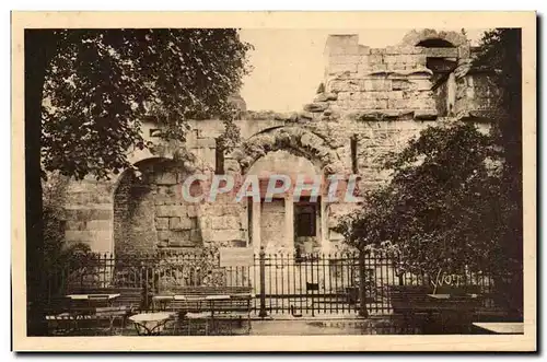 Nimes - Jardin de la Fontaine - Temple de Diane - Ansichtskarte AK