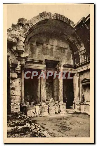 Nimes - Jardin de la Fontaine - Temple de Diane - Ansichtskarte AK