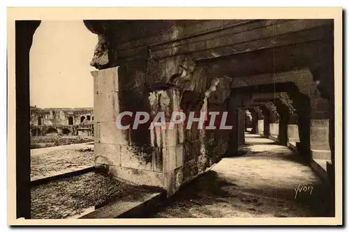 Nimes - Les Arenes - Galerie Monumentale du Ier etage - Cartes postales