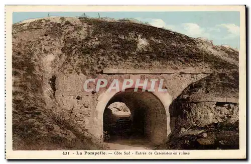 La Pompelle - Cote Sud - Entree des Casements en ruines - Ansichtskarte AK