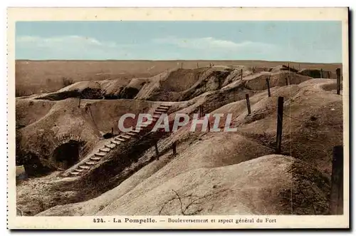 La Pompelle - Bouleversement et aspect general du Fort - Cartes postales